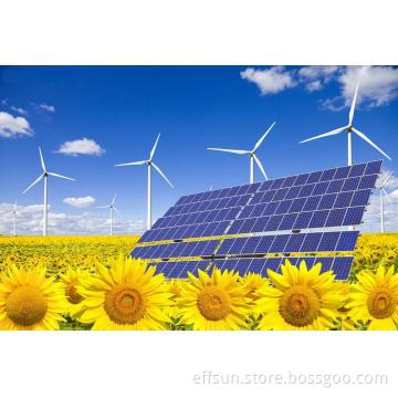 wind & solar power